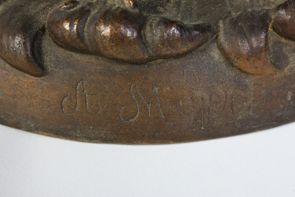 Alois Mayer Bronze Plated Copper Palace Vase