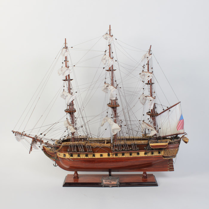 Model of the 1797 USS Constitution