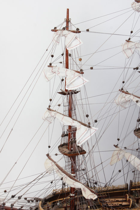 Model of the 1797 USS Constitution