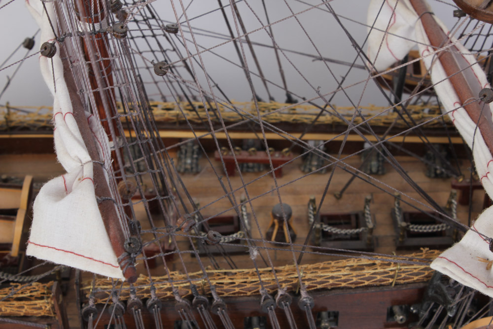 Model of the 1797 USS Constitution