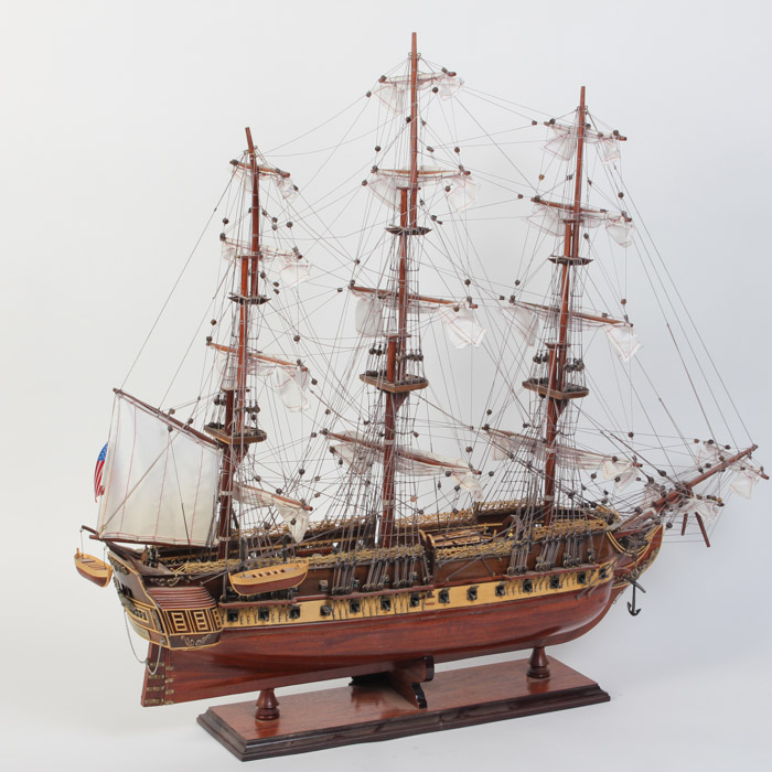 Model of the 1797 USS Constitution