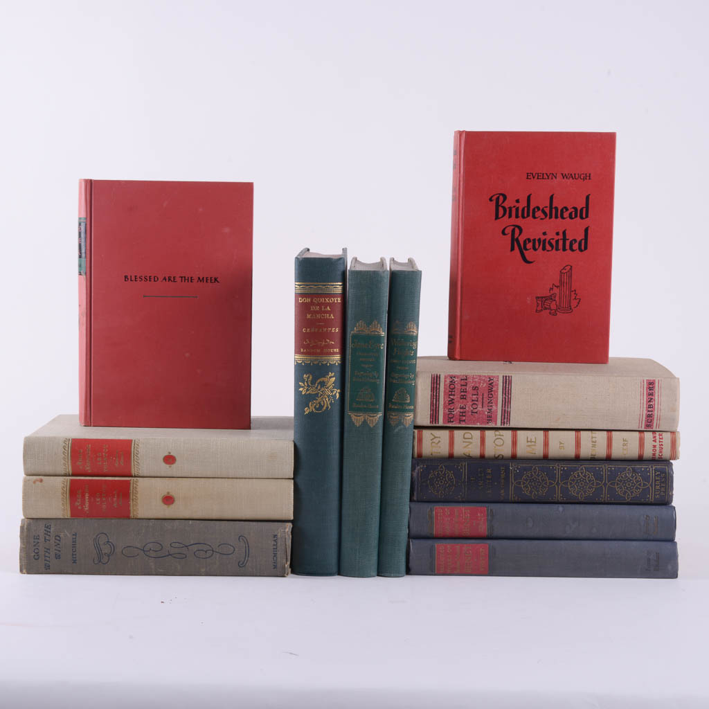 Collection of Vintage 1930's, 1940's and 1950's Literature Books