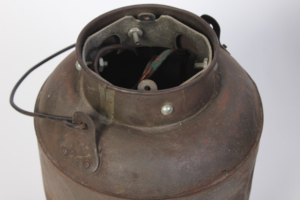 Collection of Converted Milk Jug Light Fixtures