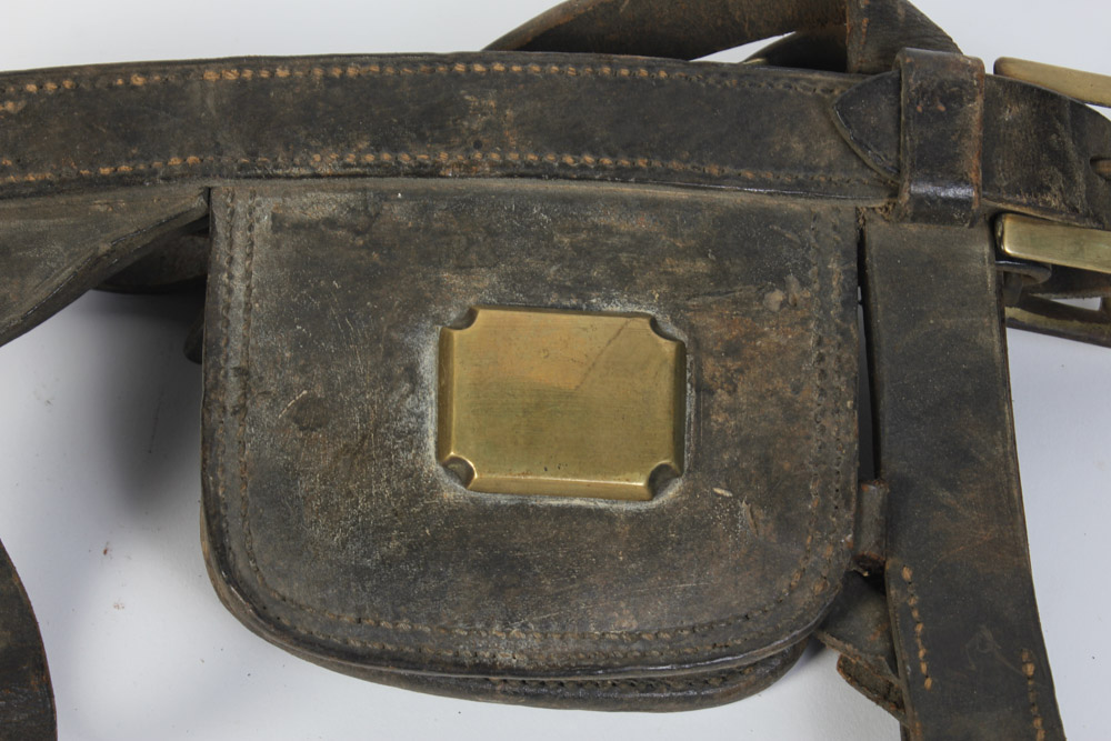 Leather Horse Bridle with Blinders