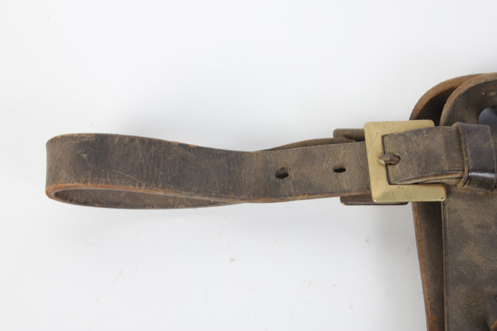 Leather Horse Bridle with Blinders