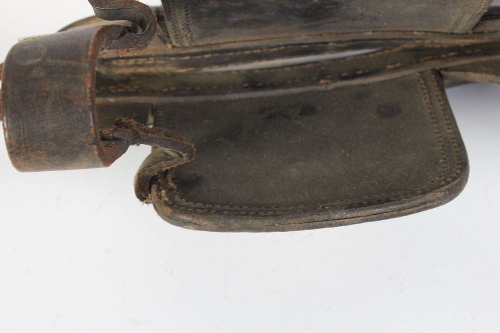 Leather Horse Bridle with Blinders