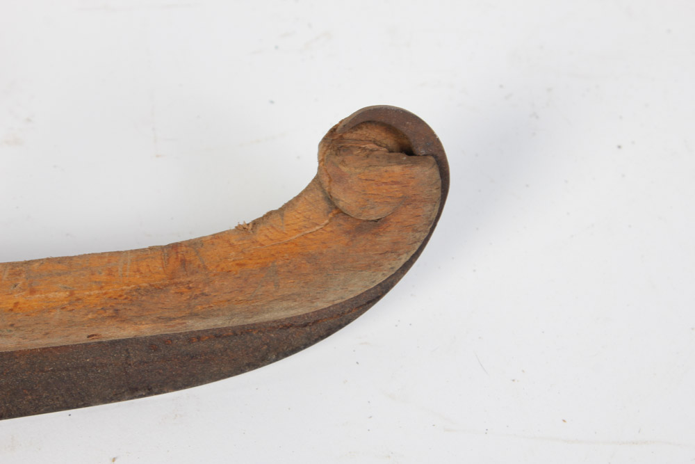 Two Pairs of Antique Wooden Ice Skates