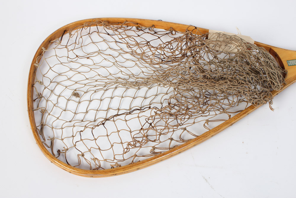 Vintage Fishing Nets and Fish Satchel