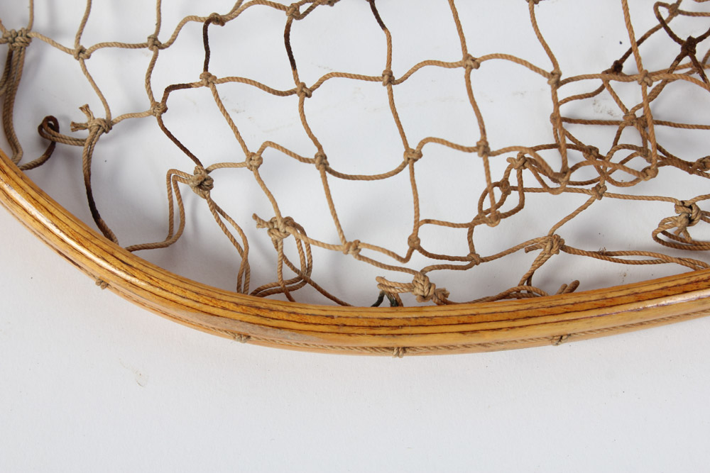 Vintage Fishing Nets and Fish Satchel