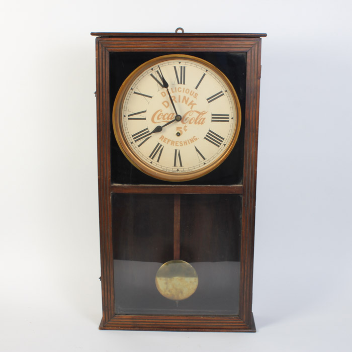 Antique E. Ingraham Coca-Cola Wall Clock