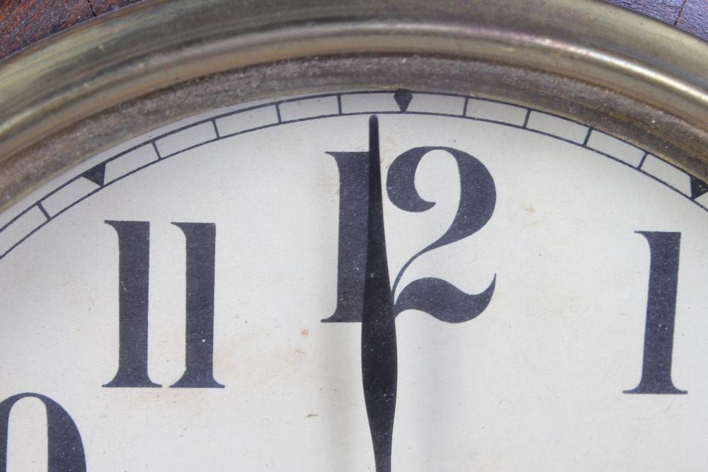 Antique Regulator Pendulum Clock Circa 1900