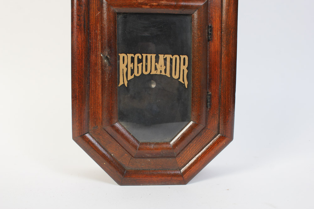 Antique Regulator Pendulum Clock Circa 1900