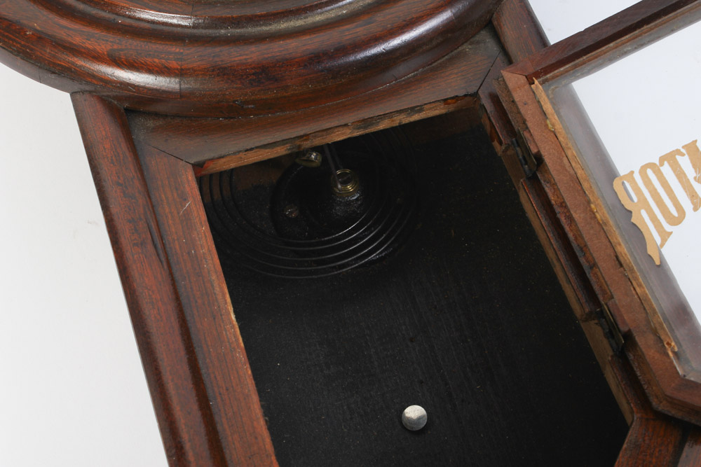 Antique Regulator Pendulum Clock Circa 1900