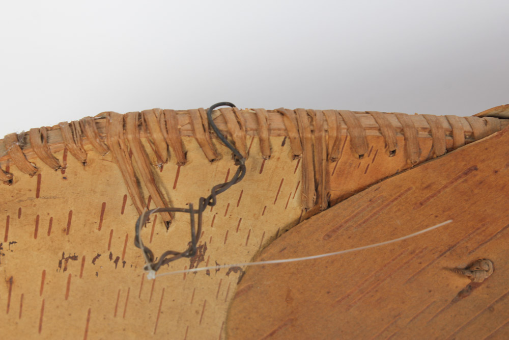 Vintage Shell Station Store Toy Canoe with Two Paddles