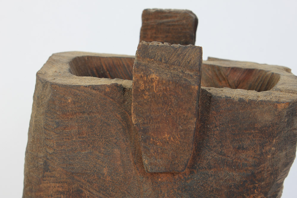 Hand Carved Wooden Cowboy Boot