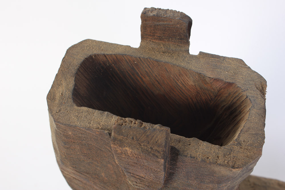 Hand Carved Wooden Cowboy Boot