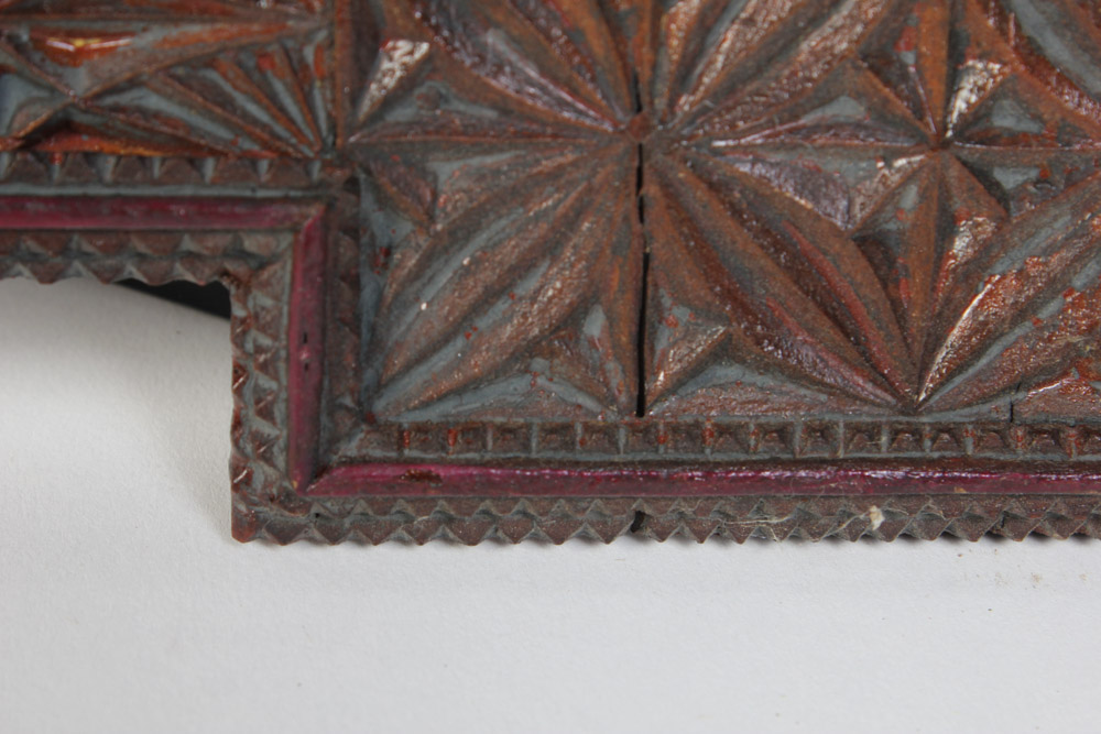 Arts and Crafts Style Wood Framed Mirror