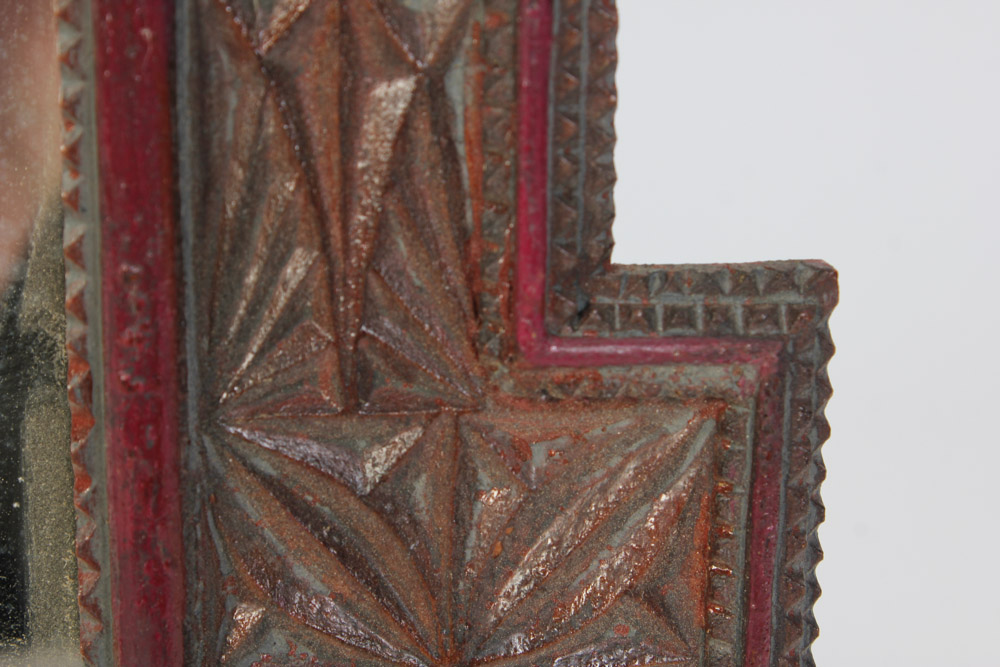 Arts and Crafts Style Wood Framed Mirror