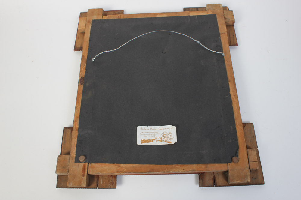 Arts and Crafts Style Wood Framed Mirror