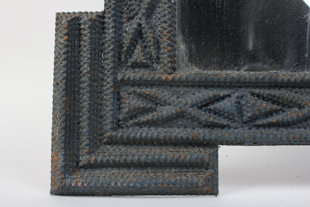 Wall Mirror with Handmade Arts and Crafts Style Wooden Frame