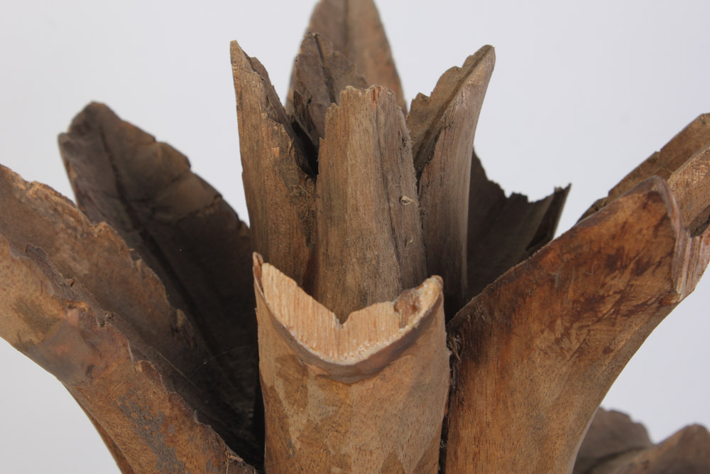 Hand Carved Wooden Pineapple