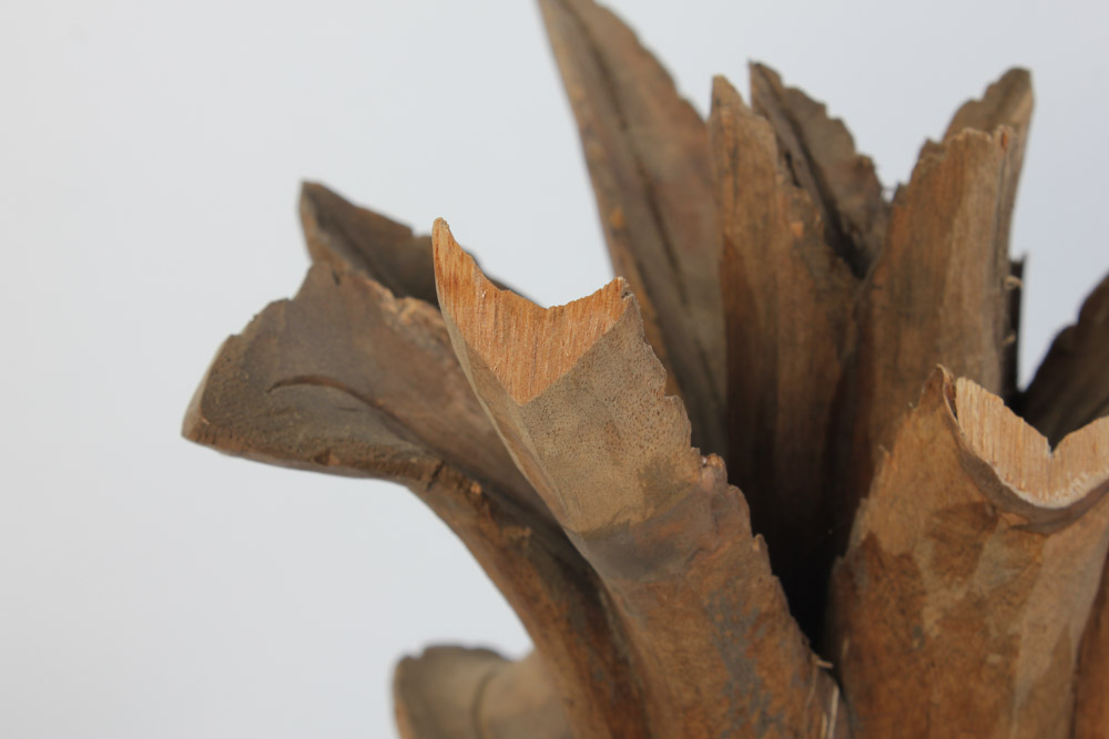 Hand Carved Wooden Pineapple