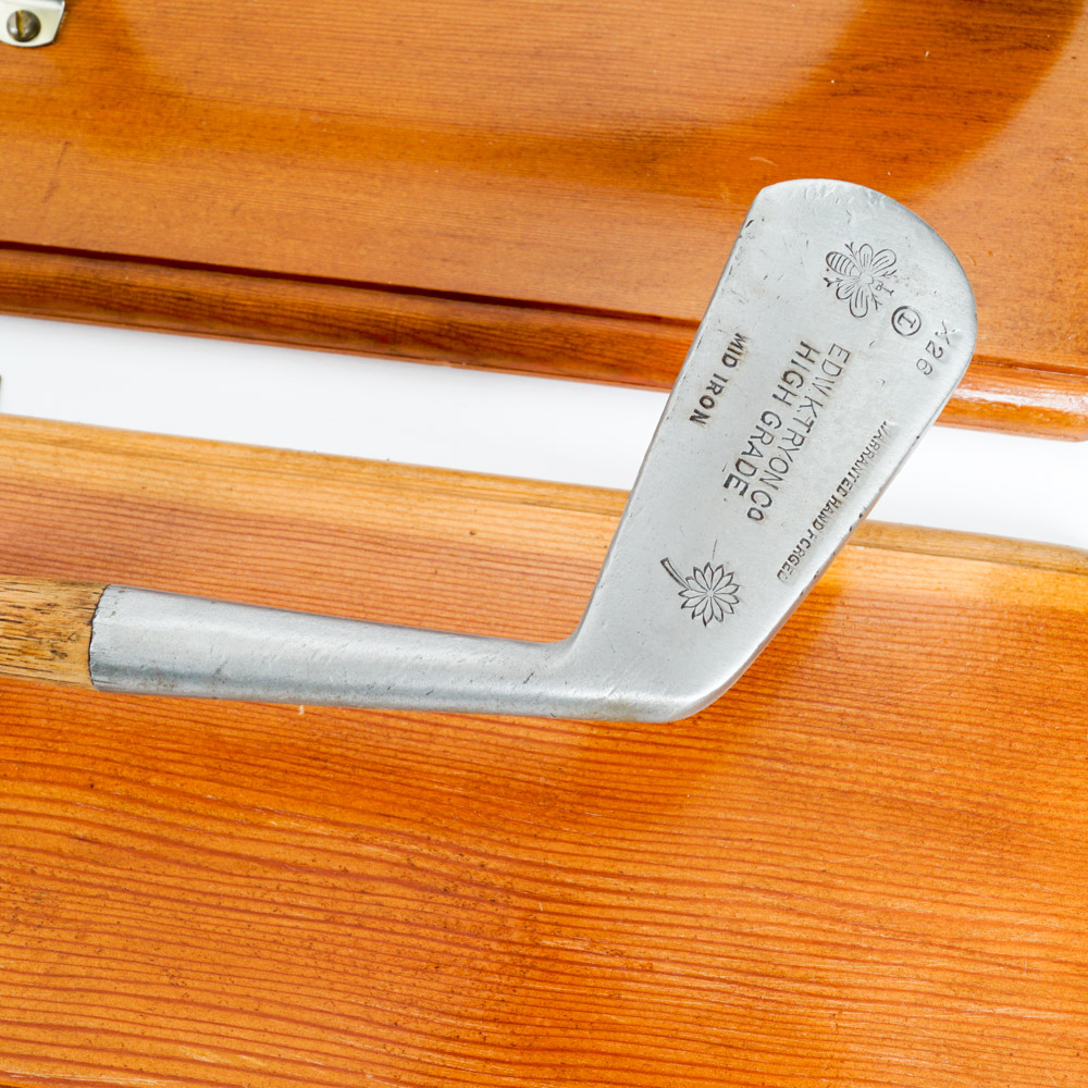 Mounted Vintage Golf Clubs