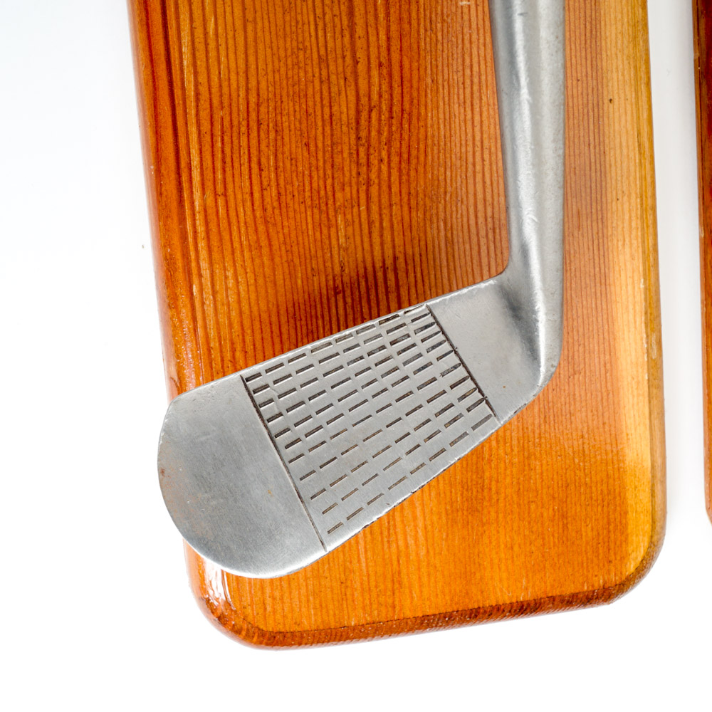 Mounted Vintage Golf Clubs