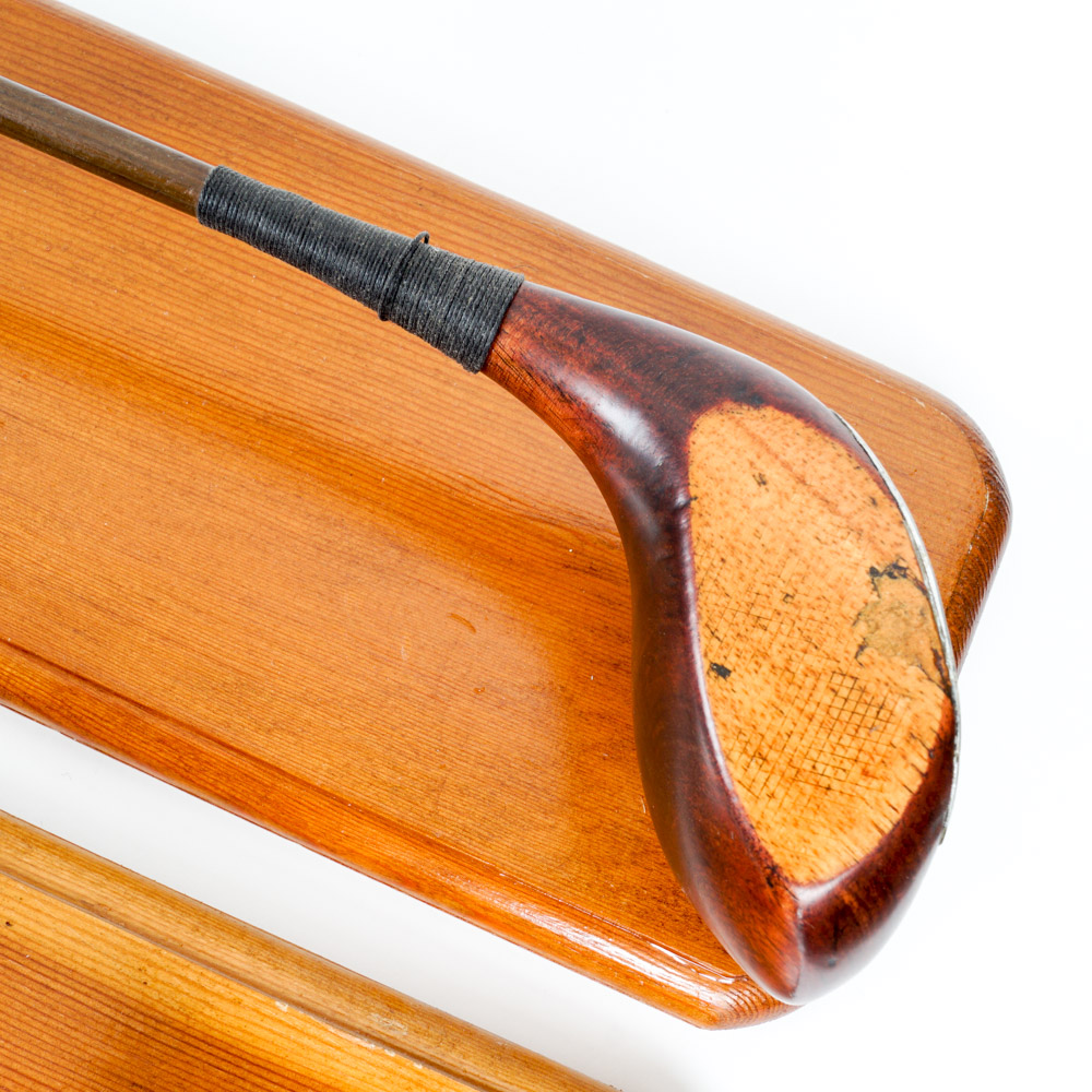 Mounted Vintage Golf Clubs