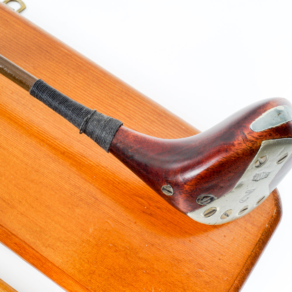 Mounted Vintage Golf Clubs