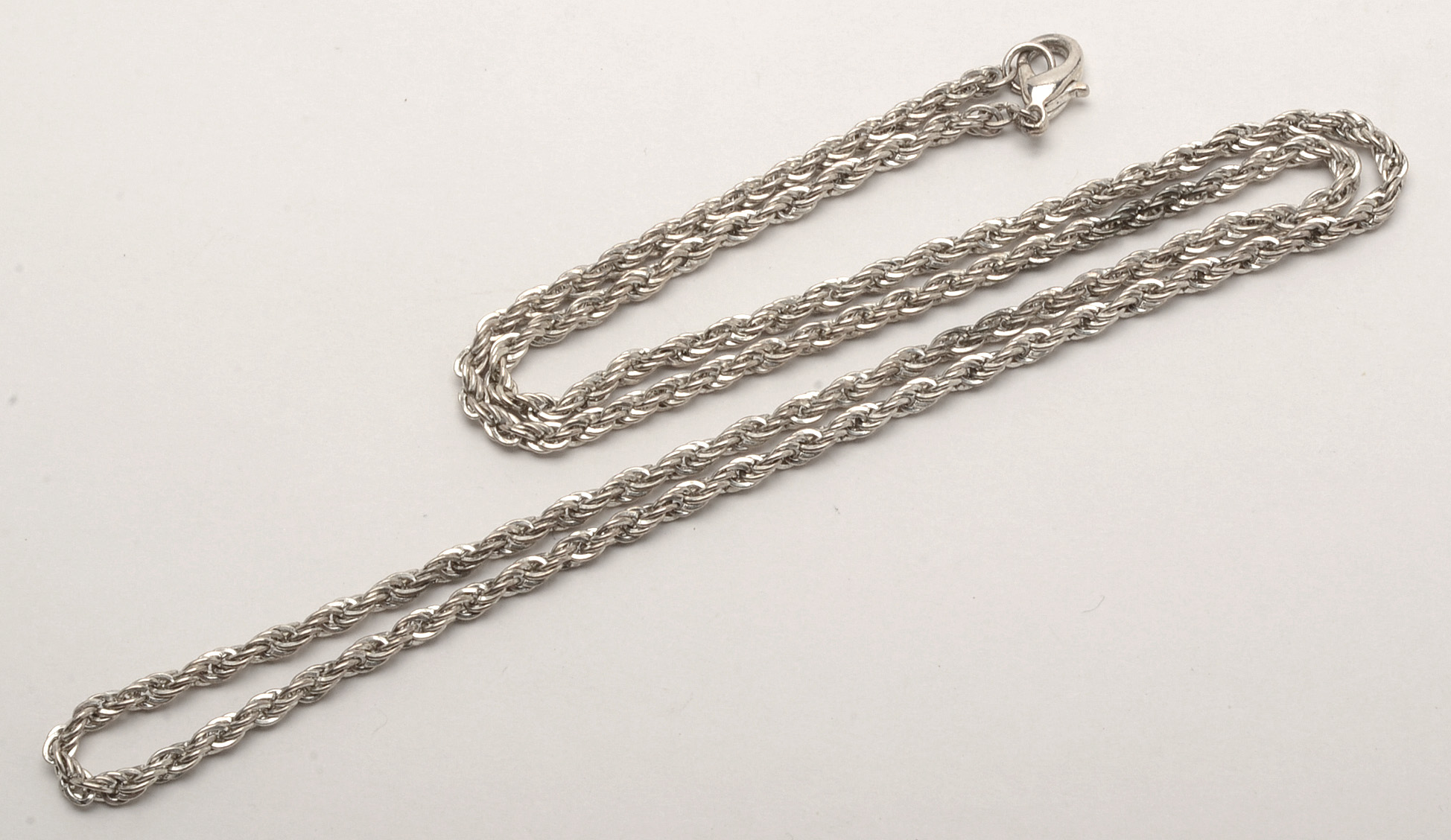 Vintage Silver-Tone Costume Necklace and Bracelet