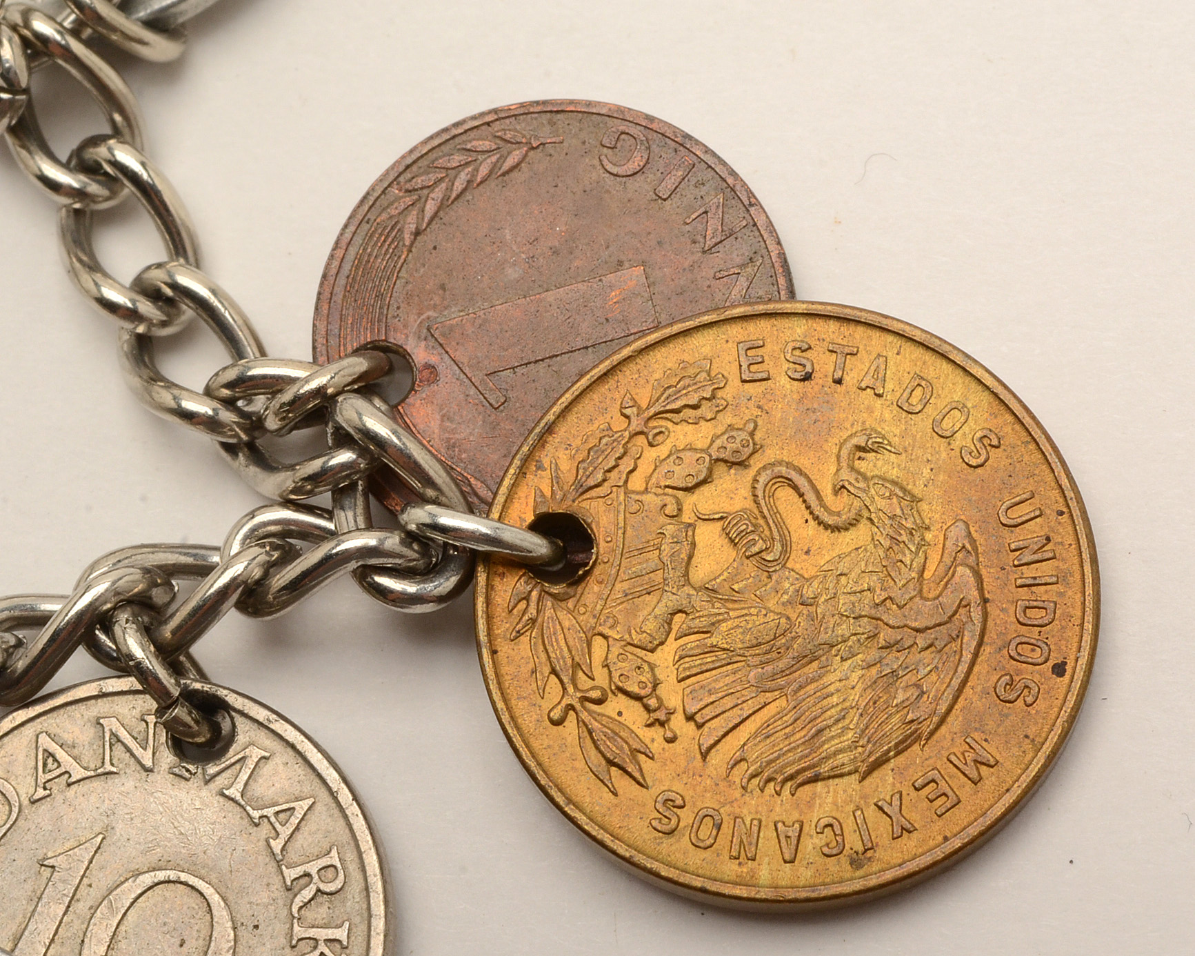 Vintage Silver-Tone Costume Necklace and Bracelet
