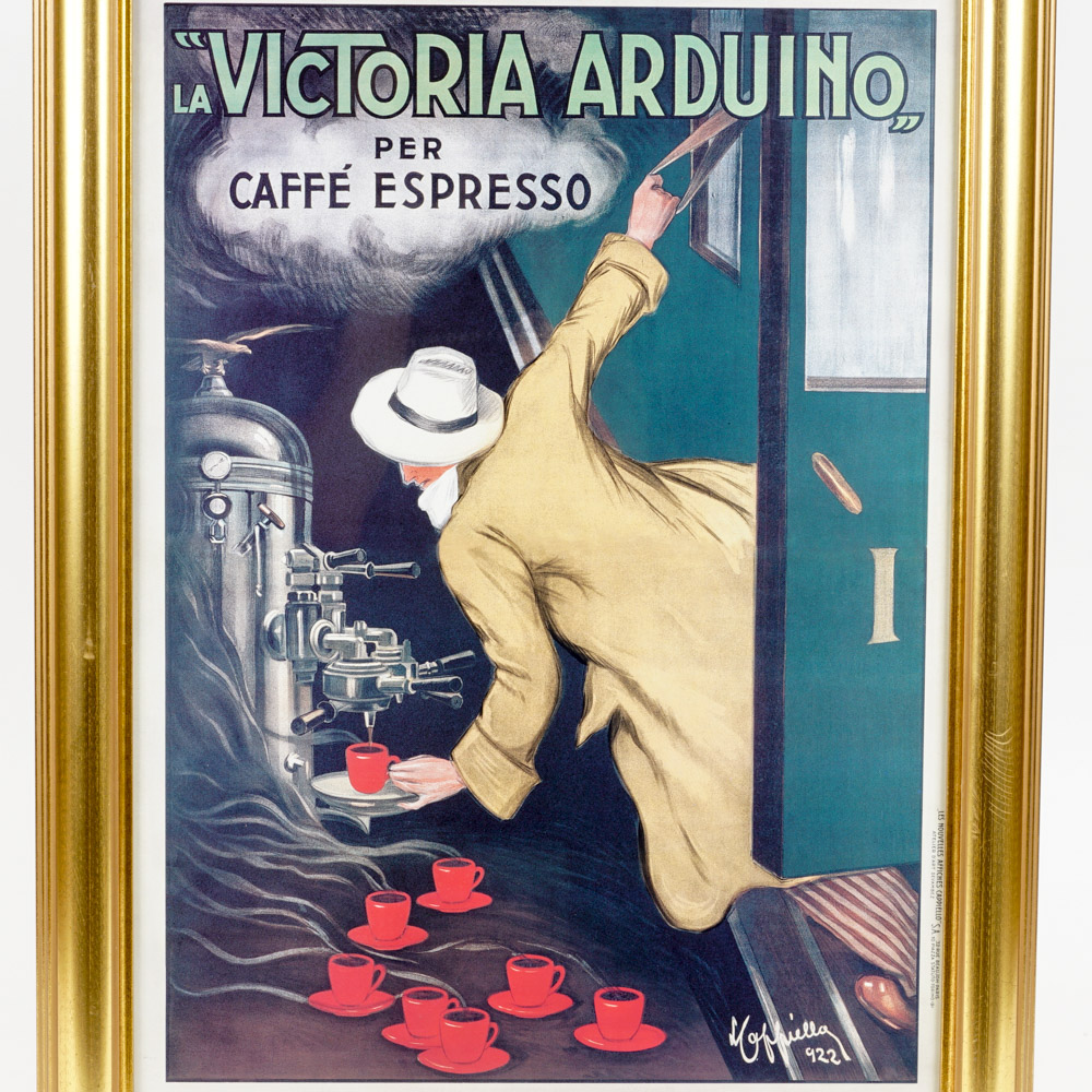 Offset Lithograph Poster After Leonetto Cappiello "La Victoria Arduino"