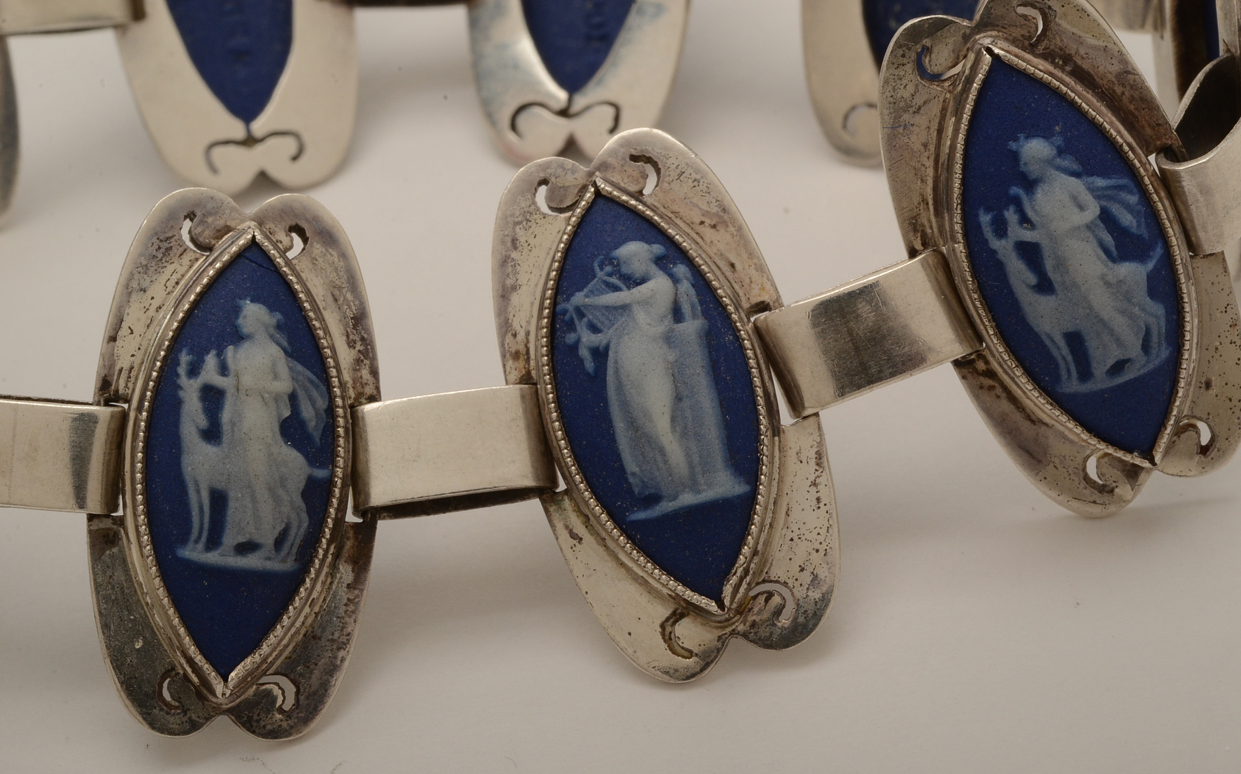 Group of Vintage Wedgwood Jasperware Jewelry