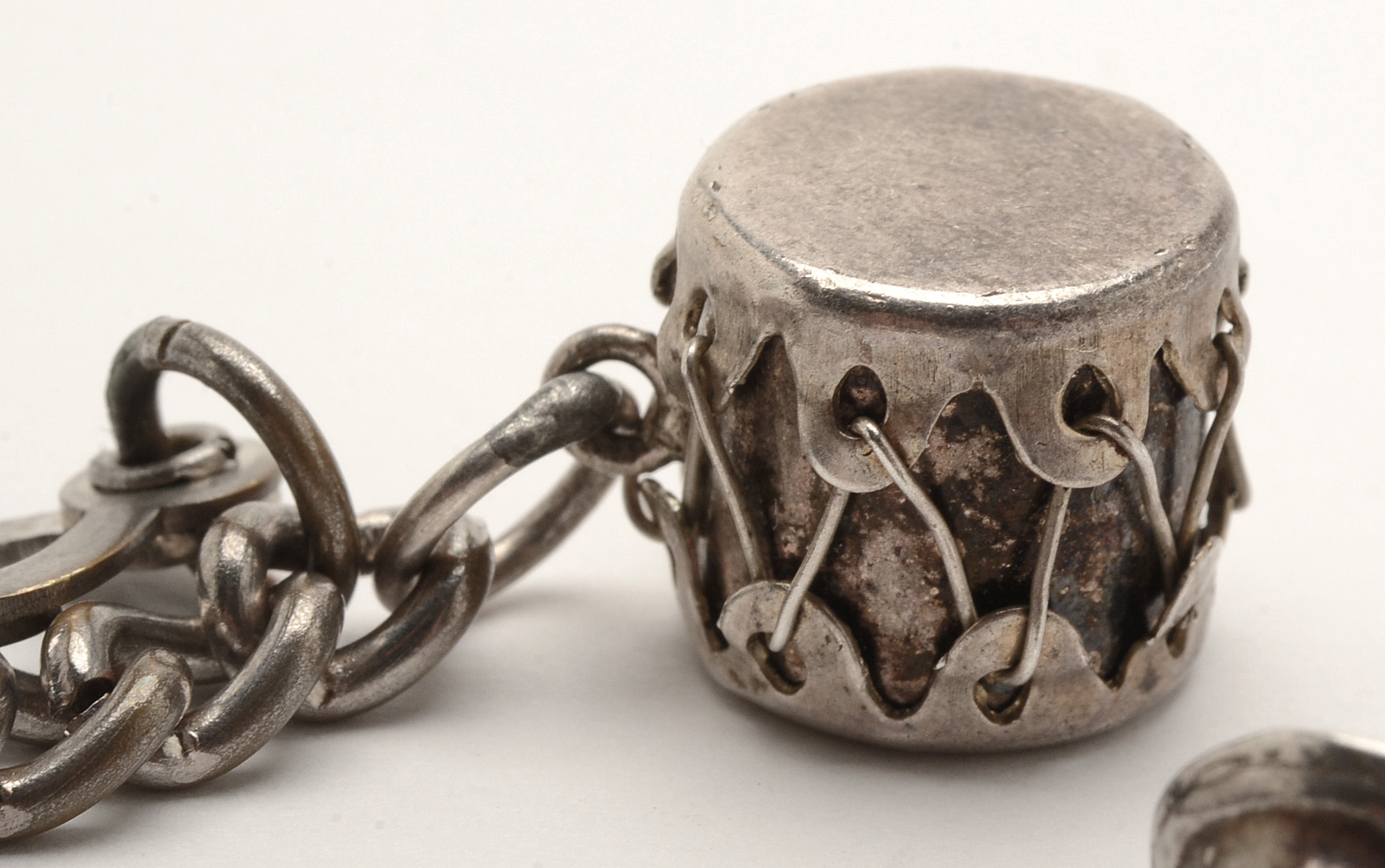 Sterling and Amethyst Bracelet and Charm Bracelet with Sterling