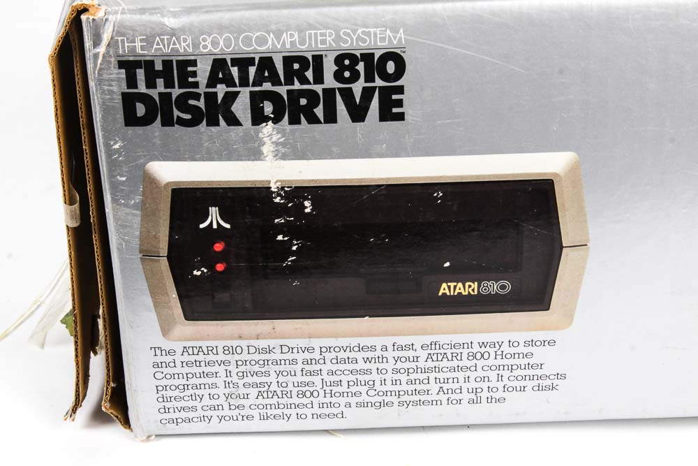 "The ATARI 810 Disk Drive" Computer System with Games