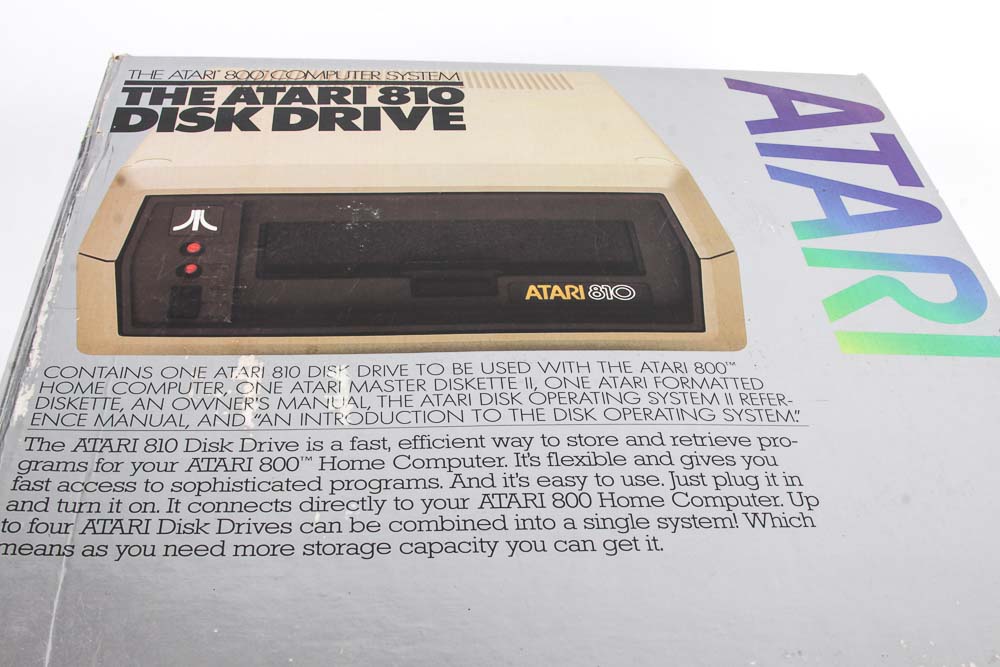 "The ATARI 810 Disk Drive" Computer System with Games