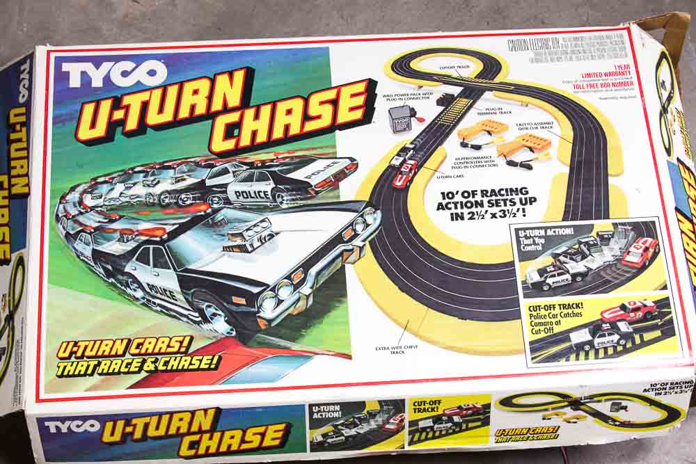 Tyco "U-Turn Chase" Slot Car Racing Set