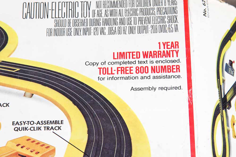 Tyco "U-Turn Chase" Slot Car Racing Set