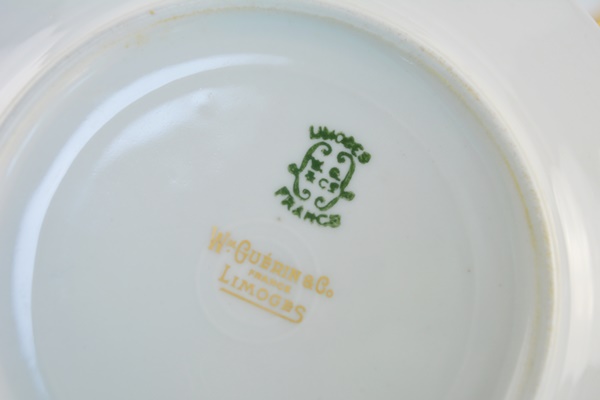 Wm Guerin & Co. and Theodore Haviland Gold Tone and White China