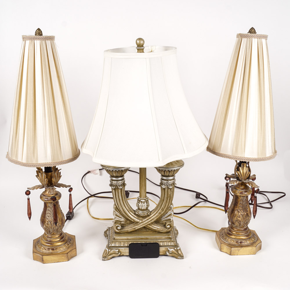 Berman and Other Ornate Table  Lamps