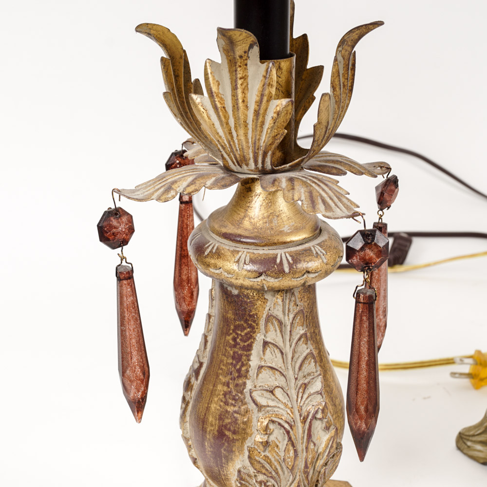 Berman and Other Ornate Table  Lamps