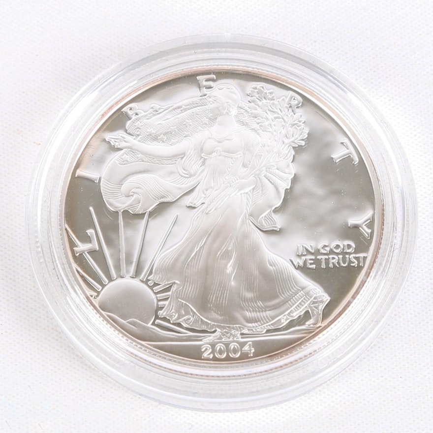 2004 Walking Liberty Silver Eagle Coin