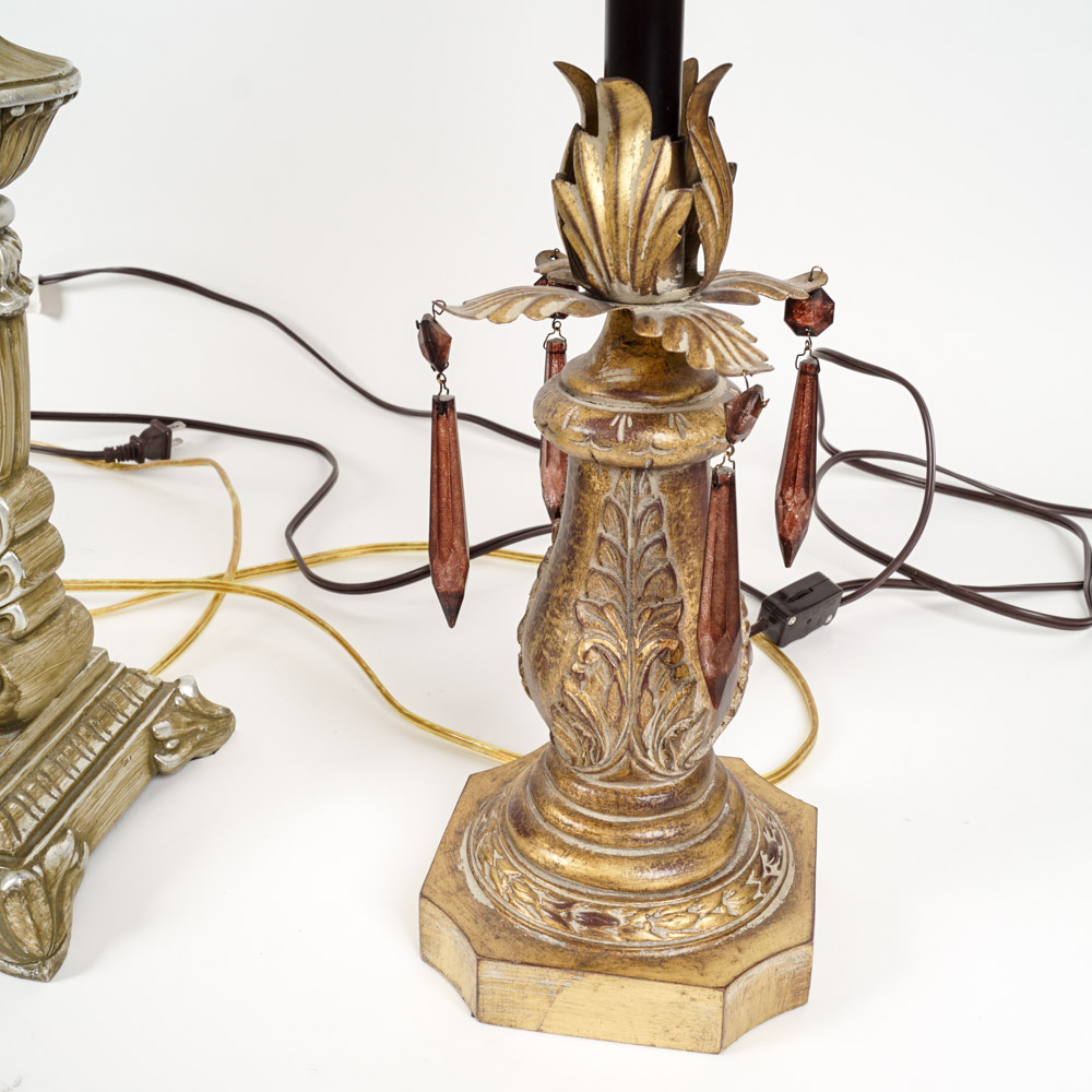 Berman and Other Ornate Table  Lamps