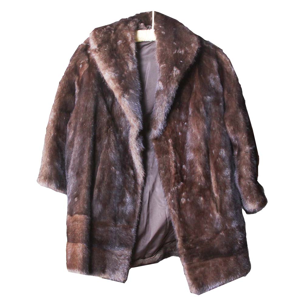 Vintage Mink Fur Coat