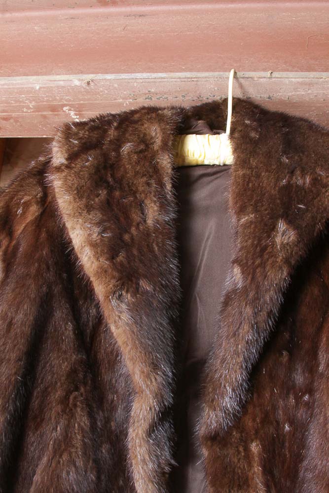 Vintage Mink Fur Coat