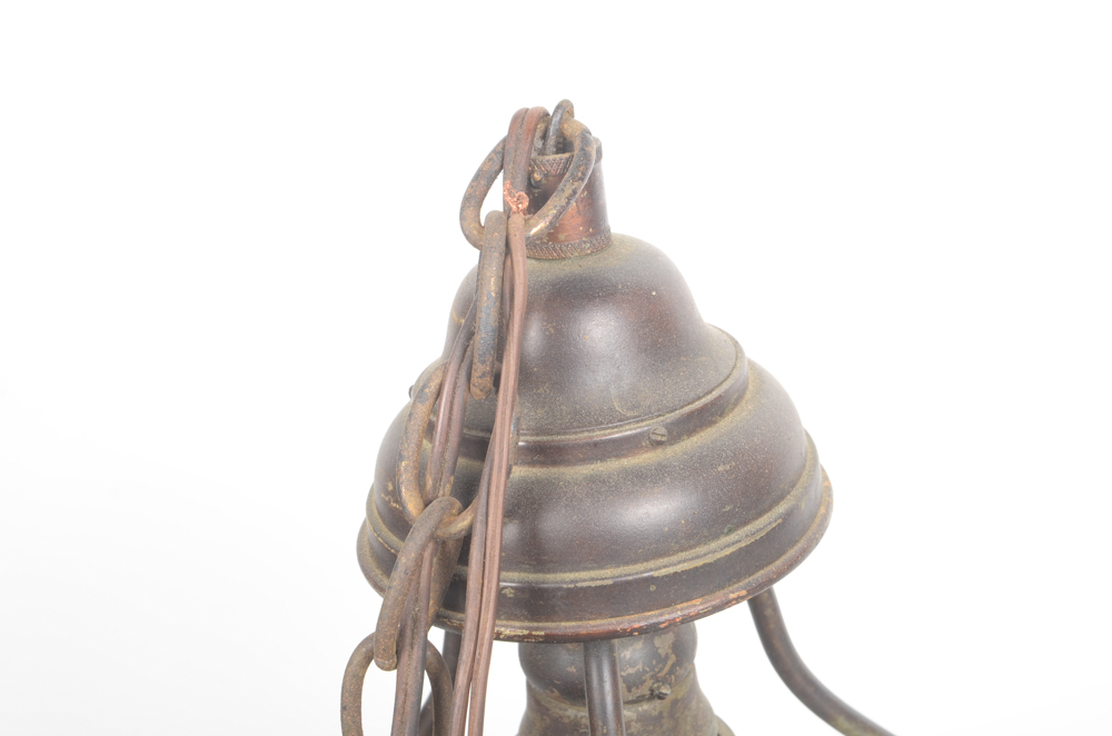 I.P Frink Stained Glass Ceiling Light