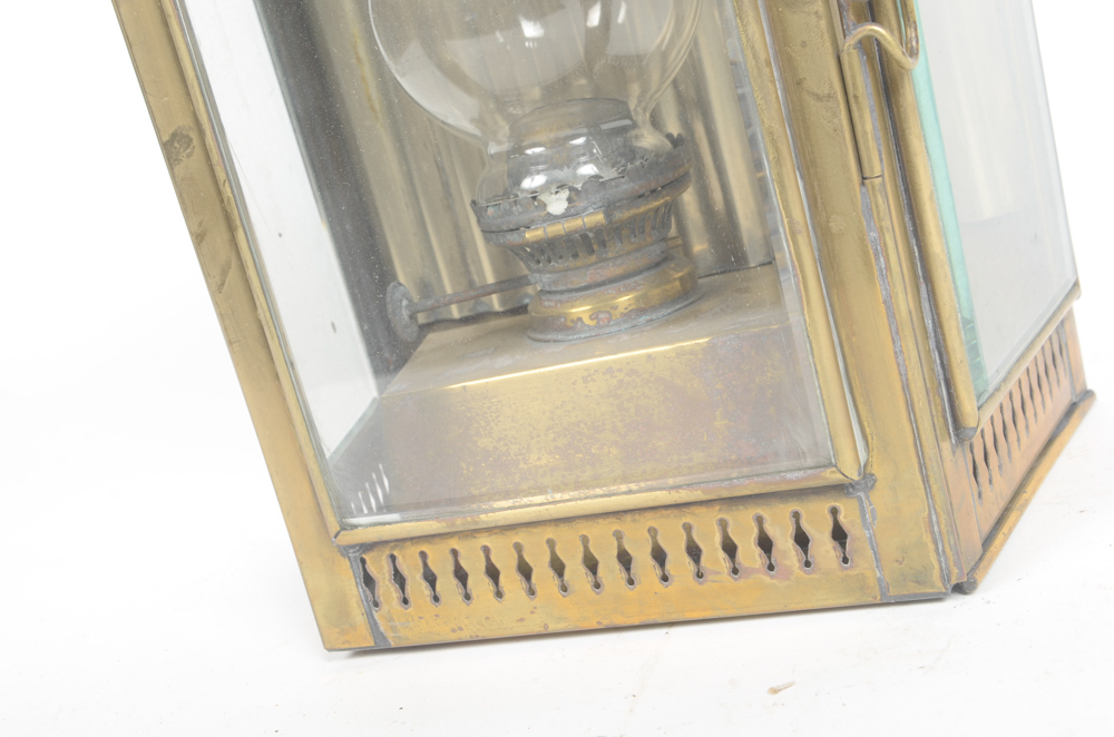 Set of Two Antique Davey & Co. Kerosene Lanterns