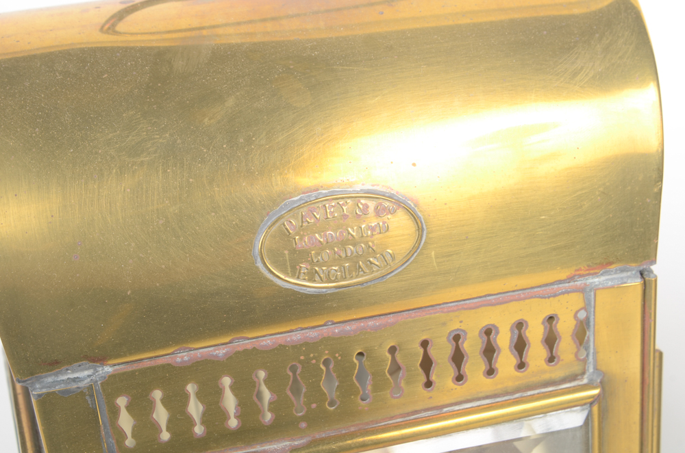 Set of Two Davey & Co. Kerosene Lanterns