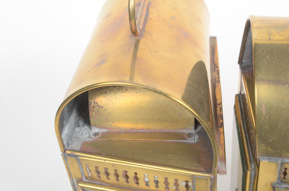 Set of Two Davey & Co. Kerosene Lanterns